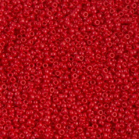 Miyuki rocailles Perlen 15/0 - Opaque dark red 15-408